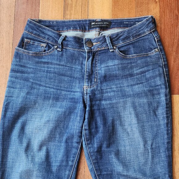 Lee Modern Series Curvy Fit Bootcut Jeans Size 10 Short - Picture 5 of 15